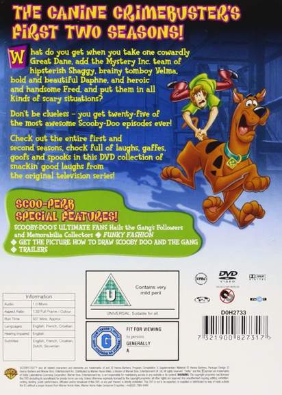 Stag 1 & 2 Box 4 Dv Scooby-Doo Dove Sei Tu