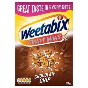 Weetabix Crispy Minis Chocolate Chip Cereal 600g £2 @ Co-Op