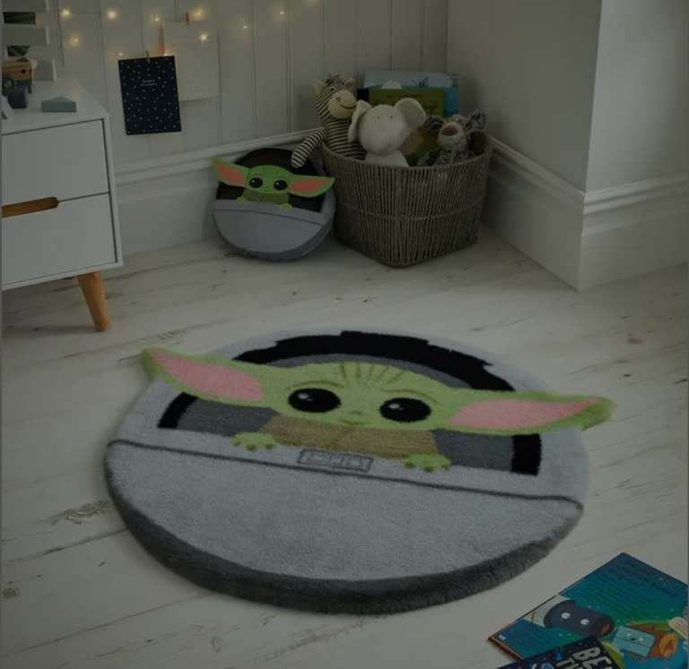 Grogu Supersoft Faux Fur Rug free click n collect only (limited locations)