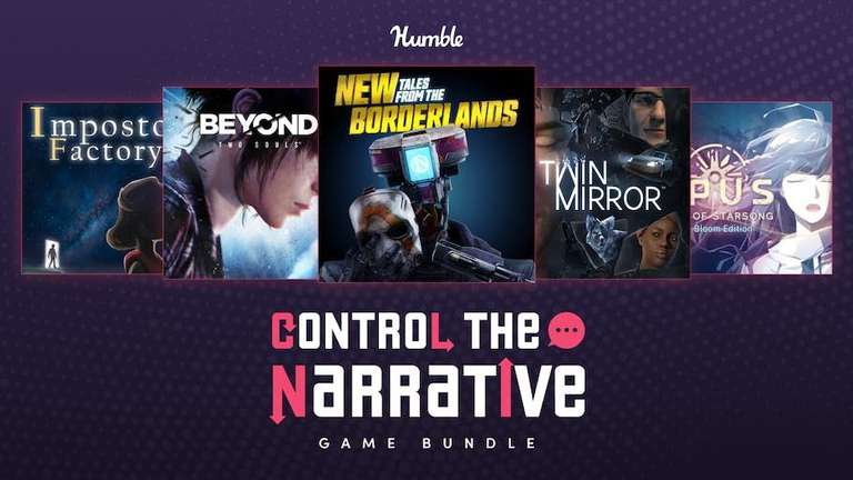 [Steam/PC] Humble Control The Narrative Bundle Inc Beyond: Two Souls, New Tales From The Borderlands, Tales From The Borderlands + More
