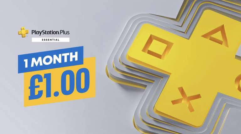 £1 for one Month Of PlayStation Plus Essential (New or lapsed accounts only) @ PS Store