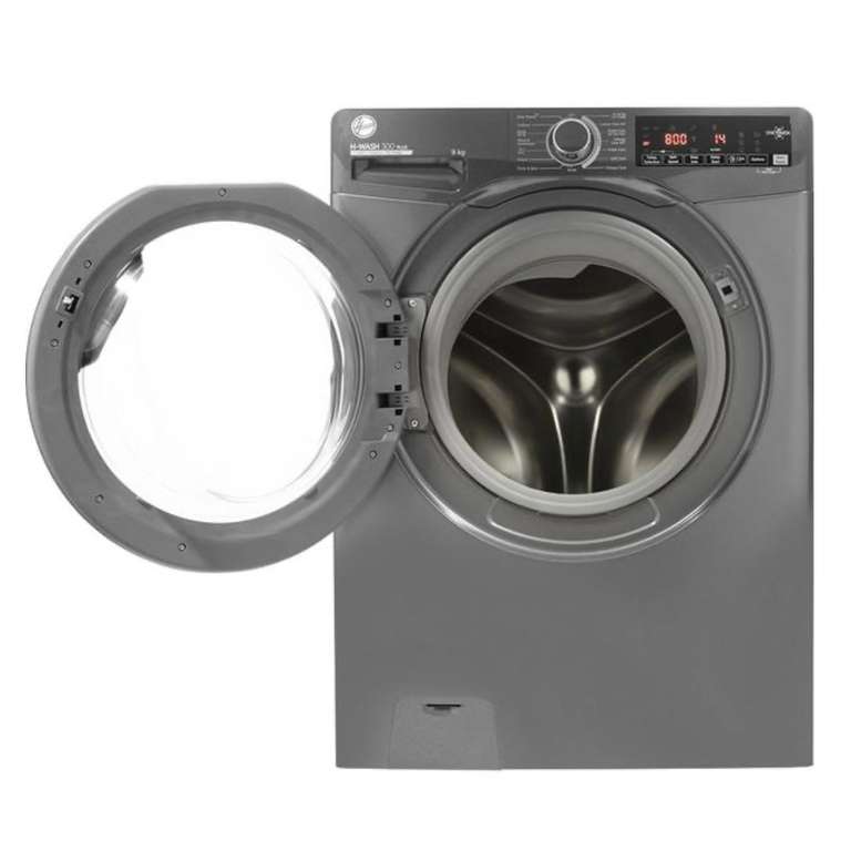 HOOVER H-Wash 300 H3W 68TMGGE 8 kg 1600 Spin Washing Machine - Graphite - £269 @ Currys