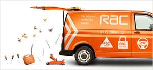 RAC UK breakdown Cover - Extra for £5.75 Per month, x 12m= £69 (+ £25 Topcashback) New Customer offer / Or complete cover for £8.25 pm