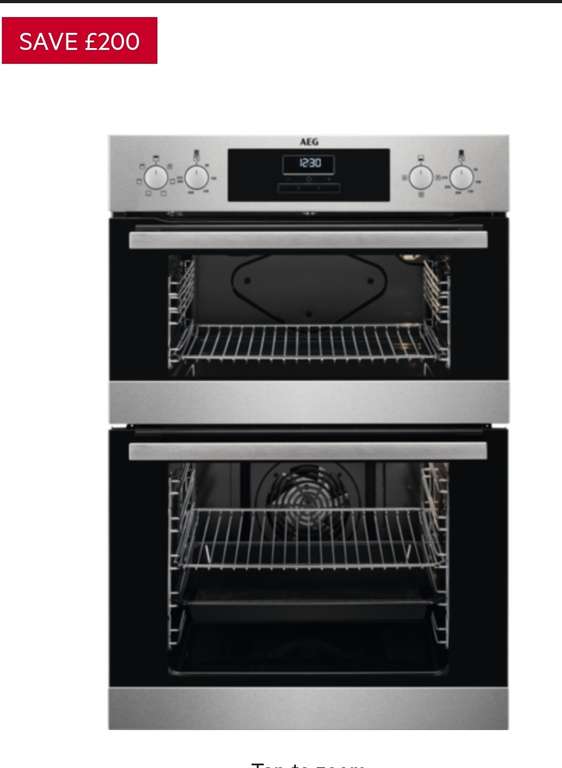 6000 surroundcook clean built-in enamel oven - with code