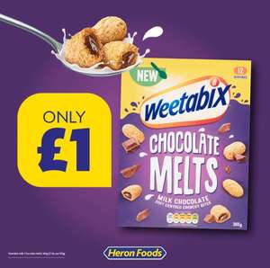 Weetabix Melts Milk Chocolate Cereal 360g