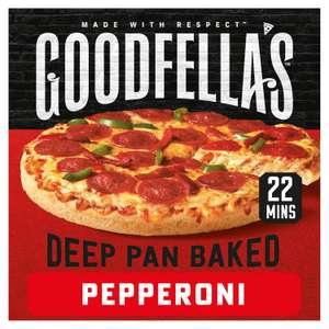 Goodfellas Deep Pan Cheese / Pepperoni pizza 410g for £1.25 at Sainsbury's