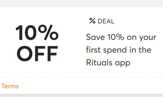 20% off on Rituals refills - from £11.92