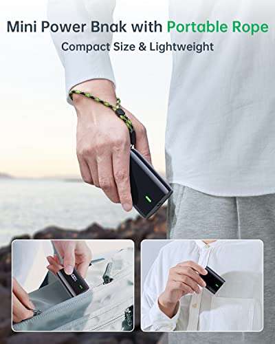 Coolreall mini 10000mAh powerbank with LED Display, 3A USB C In & Out (sold by EU-ZJD) - w/ Voucher