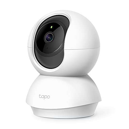 TP-Link Tapo Pan/Tilt Smart Security Camera, Indoor CCTV, 360° Rotational Views