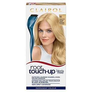 Clairol Nice'n Easy Root Touch-Up 10 Extra Light Blonde Permanent Hair Dye - £1.50 @ Amazon