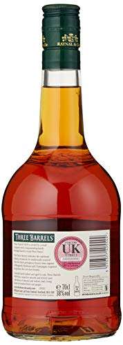 Three Barrels Rare Old French Brandy VSOP 38% 70cl £13 @ Amazon