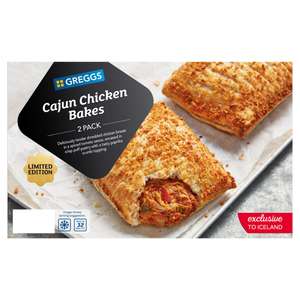 Greggs Limited Edition Cajun Chicken Bakes 320g - £2.50 @ Iceland