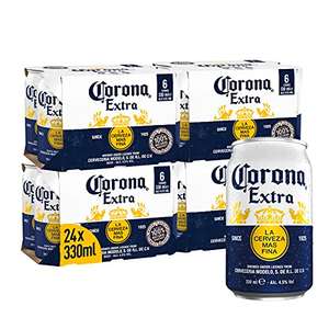 24 x 330ml cans Corona £16.40 with max s&s W/voucher