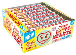 24 x Swizzels Giant Love Hearts. pack of 24
