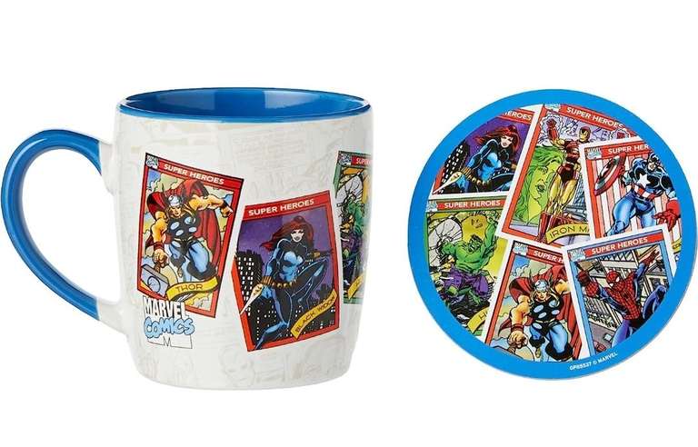Pyramid International Marvel Comics Mug and Coaster Gift tin Set Official now £4.97 at Amazon