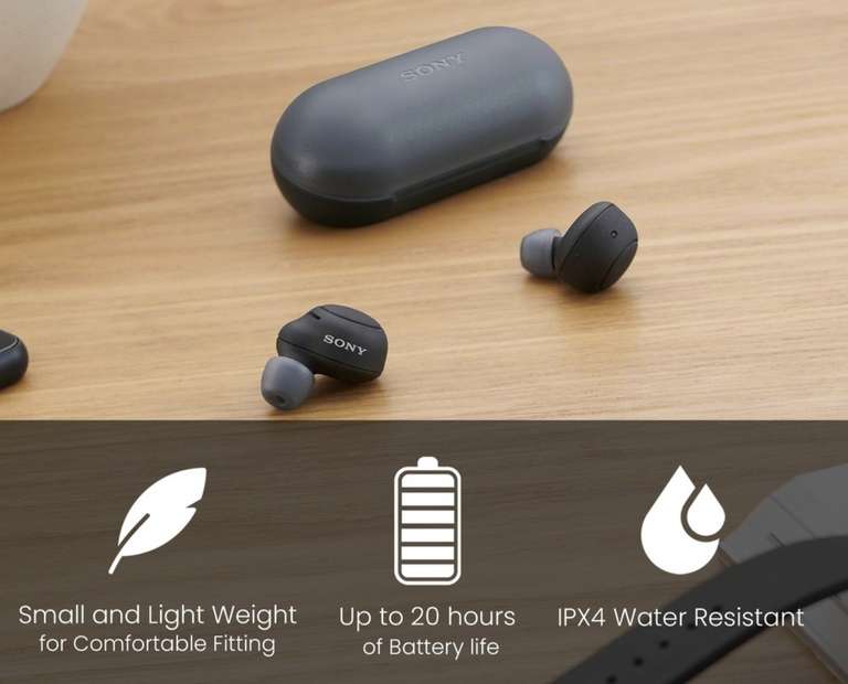 Sony WF-C500 True Wireless Bluetooth Earbuds Black (Collection Only In Very Limited Stores)