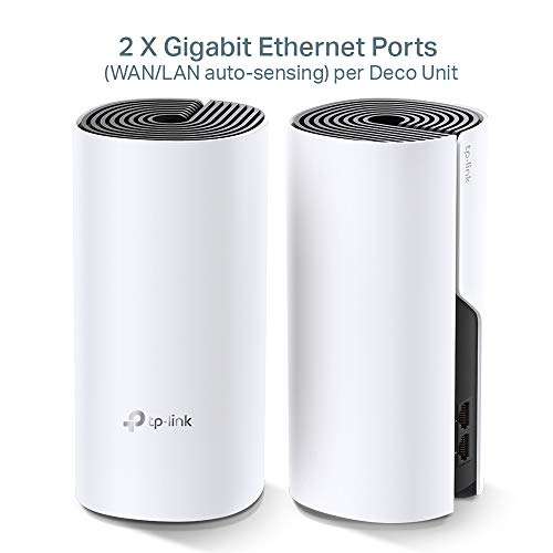 TP-Link Deco M4 Whole Home Mesh Wi-Fi System, Seamless and Speedy Up To 2800 Sq ft coverage £69.99 at Amazon