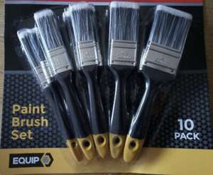 Equip 10 pack Synthetic Bristle Paint Brush Set £2.49 @ Quality Save (Urmston)