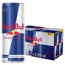 Red Bull Energy Drink 8 X 250ml £6.75 (Clubcard Price) @ Tesco