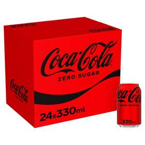 Coca-Cola Zero Sugar 24x330ml 2 for £15