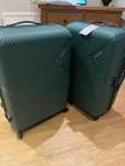 American Tourister - TESCO - AT ZAKK 79CM Large Hardshell Suitcase Dark Forest 4.0KG (Kent)