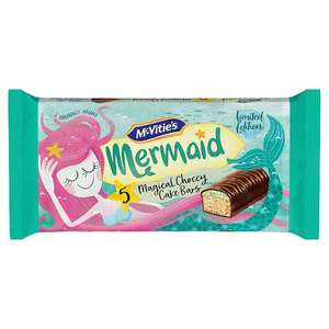 McVitie's Mermaid Cake Bars (Pack Of 5) 79p @ Heron Foods (Grimsby)