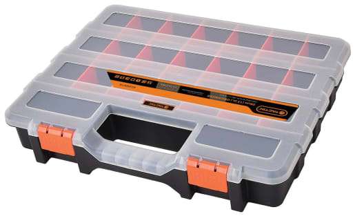 Tactix 21 Compartment Organisers 2 for £8 (Additional 10% Off for TradePro Members) FREE Click & Collect @ Wickes