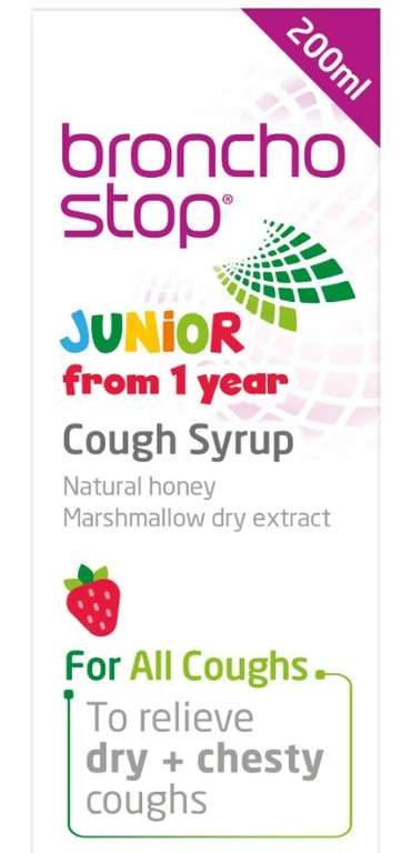 BronchoStop Junior 200ml - (Delivery £2.95 but free over £30)