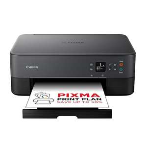 PIXMA TS5350i 3-In-1 Wireless Home Office Printer, Copier, & Scanner - PIXMA Print Plan Compatible - Borderless Photo Printing.