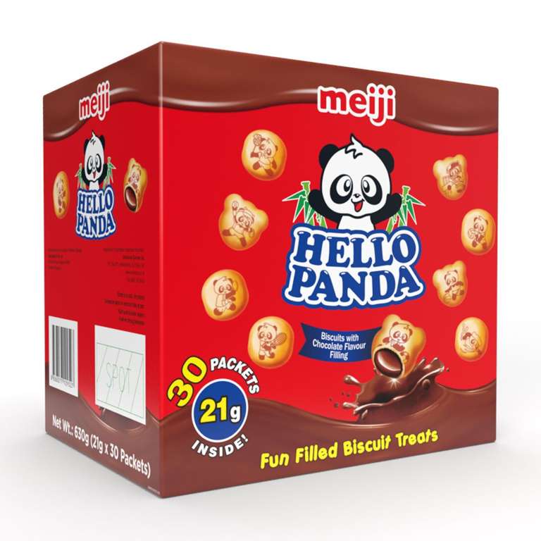 Hello Panda Chocolate Filled Biscuits, 30 x 21g - £5.39 @ Costco warehouse