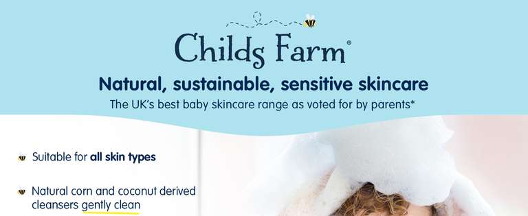 Child’s farm Hair & Body Wash 250ml - various scents £2.80 each @ Amazon