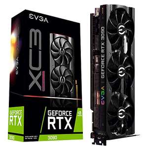 Evga Geforce Rtx 3090 Xc3 Ultra Gaming, 24G-P5-3975-Kr, 24Gb Gddr6X, Icx3 Cooling, Argb Led, Metal Backplate £1360.84 @ Amazon