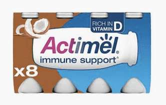 Actimel Coconut pack of 8x100g - 89p instore @ Heron (Grimsby)