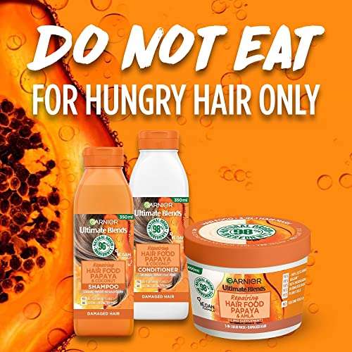 Garnier Hair Food 3-in-1 Hair Treatment Mask, Intensely Nourishes and Repairs Hair, For Damaged Hair (S&S £4.28)