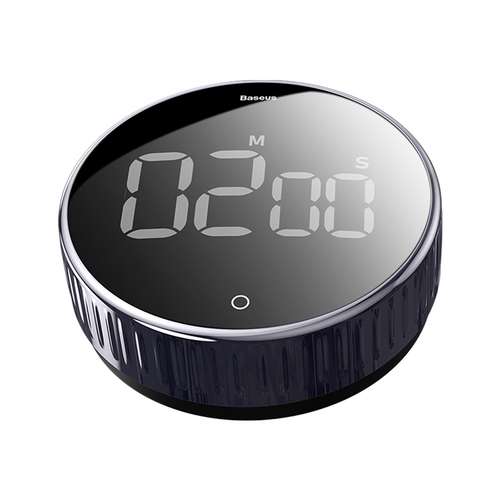 Baseus Heyo Magnetic Rotation Digital Timer - Black £5.40 at Checkout @ MyMemory
