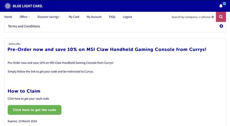 MSI Claw A1M Handheld Gaming Console - Intel Core Ultra 5, 512 GB SSD Pre-order (with BLC / £699 without)