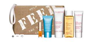 Complimentary Clarins X FEED Gift when you buy 2 recommended Clarins products @ Boots