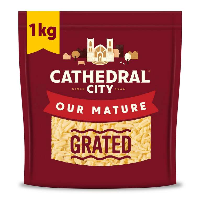 Cathedral City Grated Mature Cheddar 1kg
