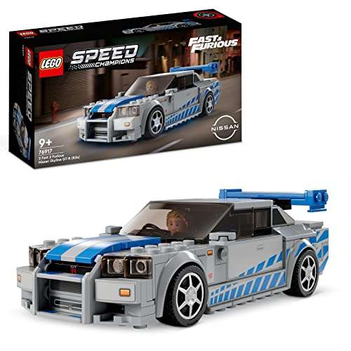 LEGO Speed 76917 Champions 2 Fast 2 Furious Nissan Skyline GT-R (R34) £16.01 with voucher @ Amazon