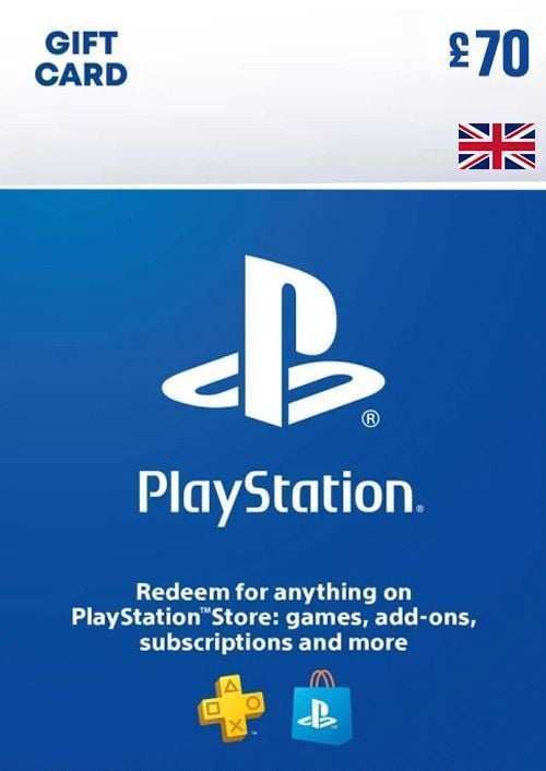 PlayStation Store Gift Card - 70 GBP (UK)