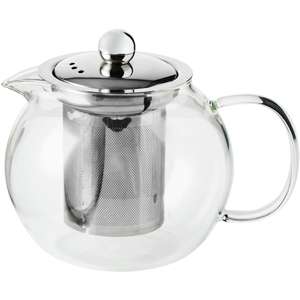 1300 Ml High Borosilicate Glass Teapot Kettle Set with Stainless Steel  Filter Lid - China Tea Pot Set and Round Glass Teapot with Cup price