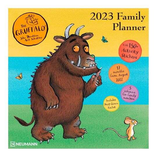 Gruffalo 2023 Family Planner Calendar £4.85 price) / £6