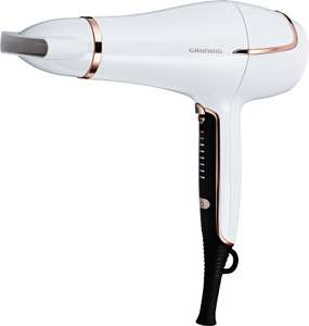 GRUNDIG Touch Control HD7880 2200W Hair Dryer - White ( free next day delivery )