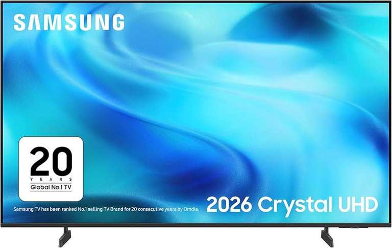 Samsung 58" Crystal UHD U8020H 4K Samsung Vision AI Smart TV (2026) UE58U8020H Via GoCertify / EPP
