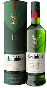Glenfiddich 12 Year Old Single Malt Scotch Whisky, 70cl £30 @ Amazon