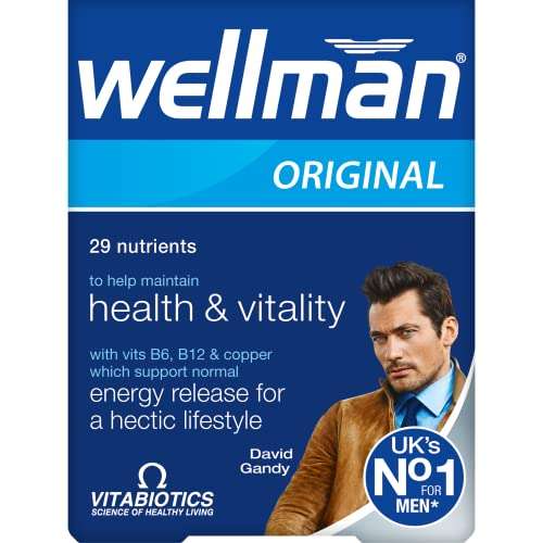 Wellman Vitabiotics Original, 30 Count (£3.11/£2.78 on Subscribe & Save + 5% Off Voucher with 1st S&S)