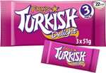Fry's Turkish Delight 3 x 51g Bars (Pack of 22 Multipacks) 66 bars (£11.09 / £10.48 w/ S&S & First S&S Voucher)