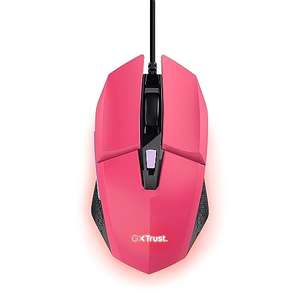 Trust Gaming GXT 109P Felox Gaming Mouse(Wired) with 6 Programmable Buttons, Advanced Software, Multicolour LED Lighting, 200-6400 DPI