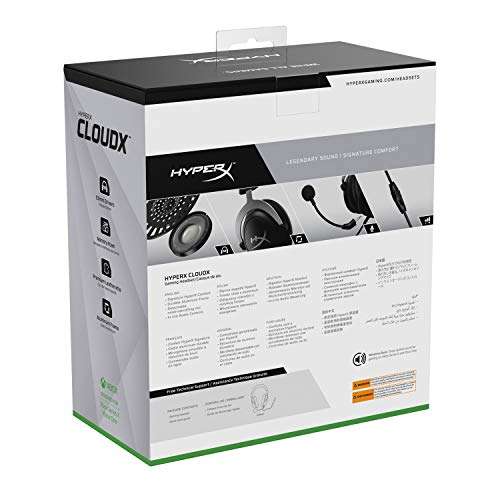 HyperX CloudX - Officially Licensed Xbox One & Xbox Series X Gaming Headset £21.99 delivered using voucher - Prime Exclusive @ Amazon