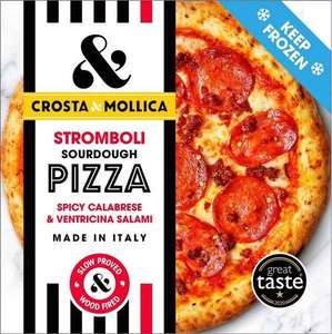 Crosta & Mollica -Stromboli Spicy Salami Pizza 447G - Margherita Pizza 403G (Clubcard Price)